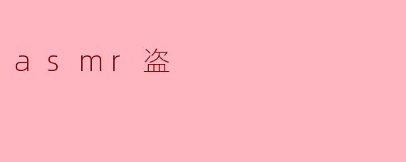 asmr盗